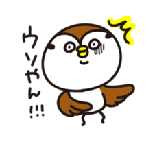 Pippi Sparrow2 sticker #10814943