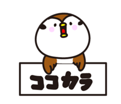 Pippi Sparrow2 sticker #10814944