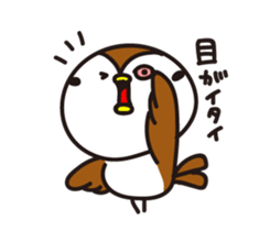 Pippi Sparrow2 sticker #10814949