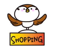 Pippi Sparrow2 sticker #10814964