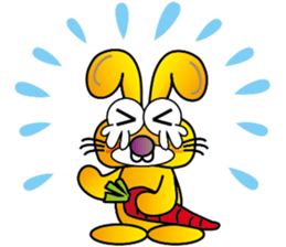 TWO TEETH RABBIT sticker #10815460