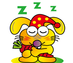 TWO TEETH RABBIT sticker #10815465