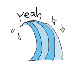 ALOHA stick boy sticker #10815980