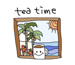 ALOHA stick boy sticker #10815991