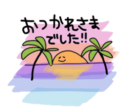 ALOHA stick boy sticker #10815992