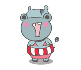 Hippopo-Gift sticker #10816368