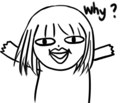 crazy girl and fantasy Pets sticker #10816840