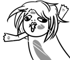 crazy girl and fantasy Pets sticker #10816854