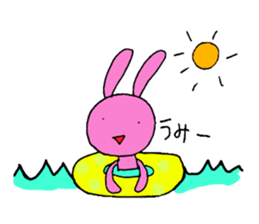 Okinawa rabbit sticker #10817066