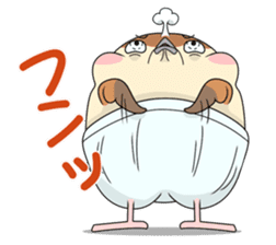 Lovable sparrow Mr sticker #10817183