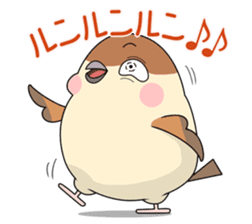 Lovable sparrow Mr sticker #10817184