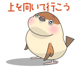 Lovable sparrow Mr sticker #10817203
