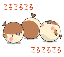 Lovable sparrow Mr sticker #10817211