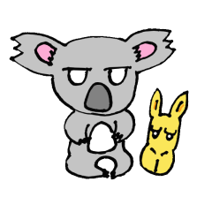 KOALA-nisan and ROO-san