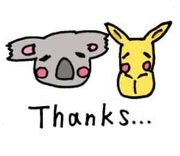 KOALA-nisan and ROO-san sticker #10817971