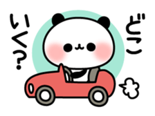 Outing panda ! sticker #10818019