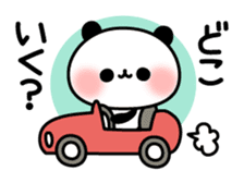 Outing panda ! sticker #10818019