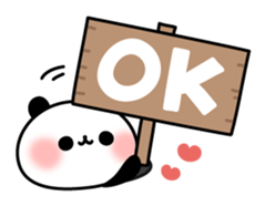 Outing panda ! sticker #10818025