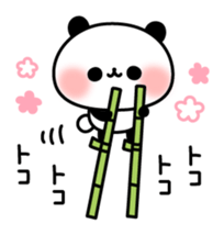 Outing panda ! sticker #10818054