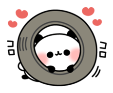 Outing panda ! sticker #10818055