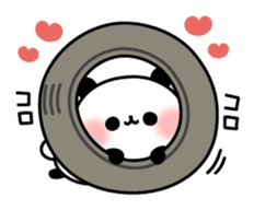 Outing panda ! sticker #10818055