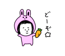 Small on the eyebrows patsukochan sticker #10818252