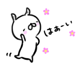 Brush rabbit ! sticker #10818699