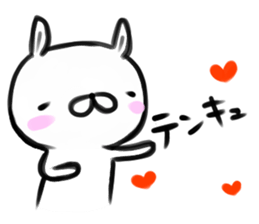 Brush rabbit ! sticker #10818701