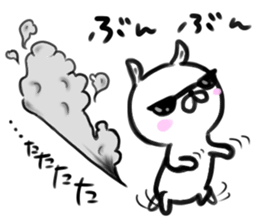 Brush rabbit ! sticker #10818713