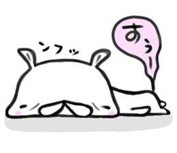 Brush rabbit ! sticker #10818716