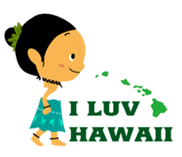 Hawaii Cute Sticker sticker #10818758