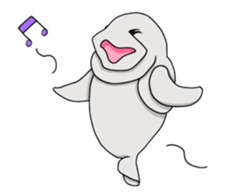 Perfectly round Manatee sticker #10818929