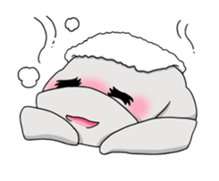 Perfectly round Manatee sticker #10818934