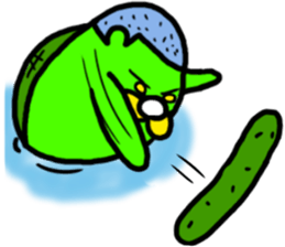 Cute unconfirmed organisms sticker #10819266