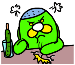 Cute unconfirmed organisms sticker #10819289