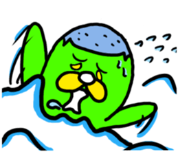 Cute unconfirmed organisms sticker #10819295