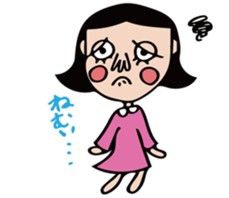 The girl of cute and disgusting sticker #10819650