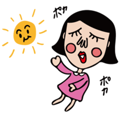 The girl of cute and disgusting sticker #10819655