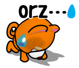 Slightly cool Japanese Dog Shiba BUNTA 2 sticker #10820555