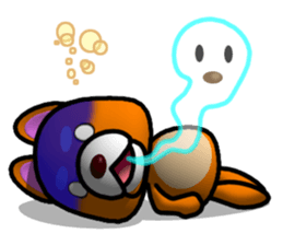 Slightly cool Japanese Dog Shiba BUNTA 2 sticker #10820569