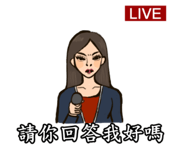 Reporter sticker #10820805