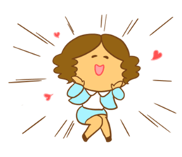 Business woman Machiko sticker #10821053