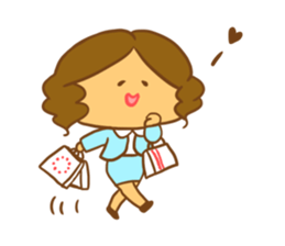 Business woman Machiko sticker #10821054