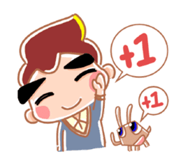 Hachi-CHAN and his friends. sticker #10822471