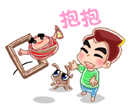 Hachi-CHAN and his friends. sticker #10822496