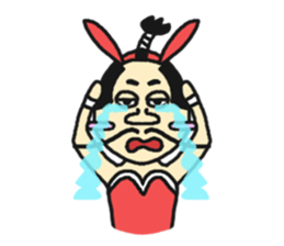 Bunny samurai sticker #10823395