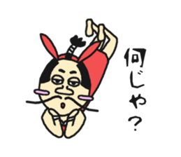 Bunny samurai sticker #10823401