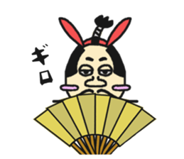 Bunny samurai sticker #10823403
