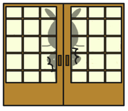 Bunny samurai sticker #10823408