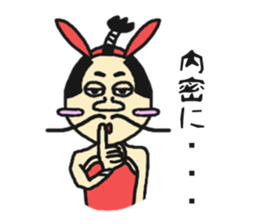 Bunny samurai sticker #10823411